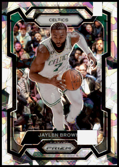 2023-24 Panini Prizm #31 Jaylen Brown Prizms Ice