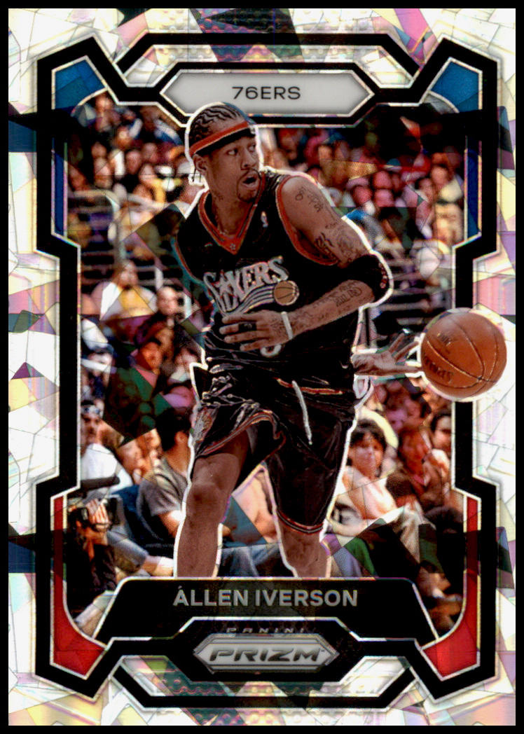 2023-24 Panini Prizm #184 Allen Iverson Prizms Ice