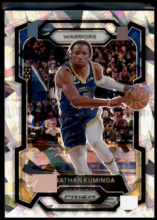 2023-24 Panini Prizm #48 Jonathan Kuminga Prizms Ice