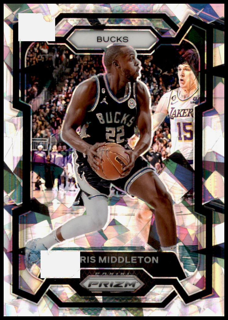 2023-24 Panini Prizm #60 Khris Middleton Prizms Ice