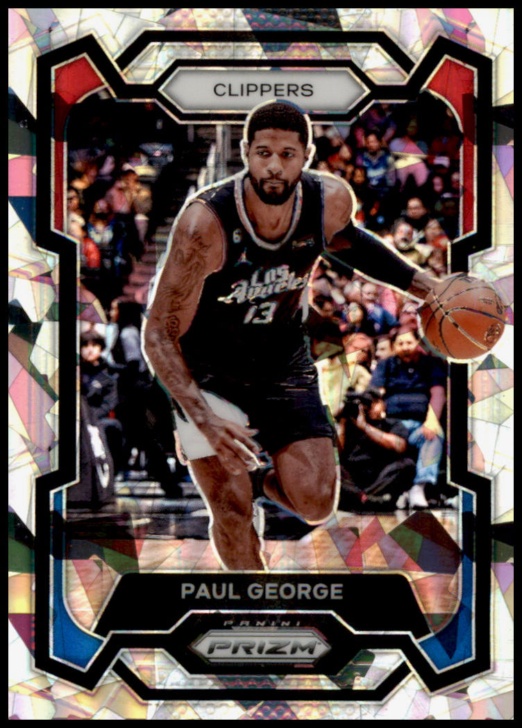 2023-24 Panini Prizm #101 Paul George Prizms Ice