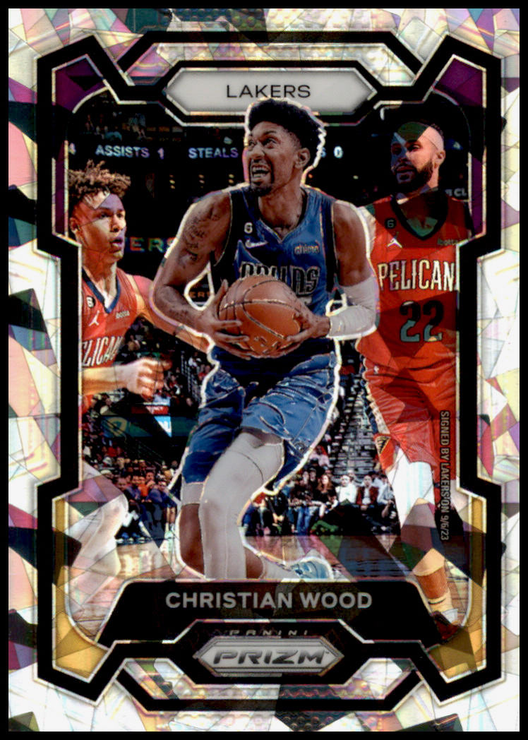 2023-24 Panini Prizm #245 Christian Wood Prizms Ice