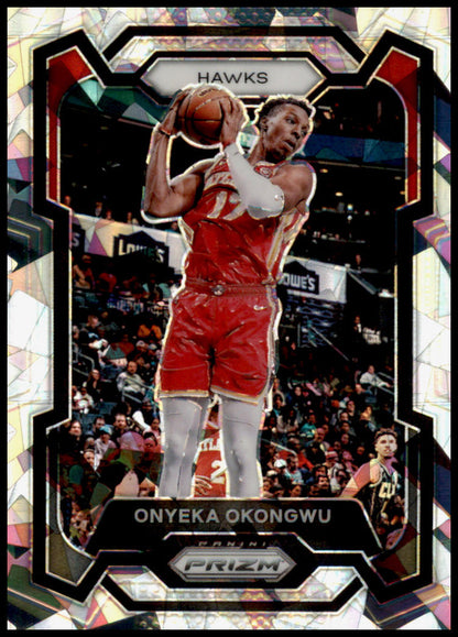 2023-24 Panini Prizm #290 Onyeka Okongwu Prizms Ice