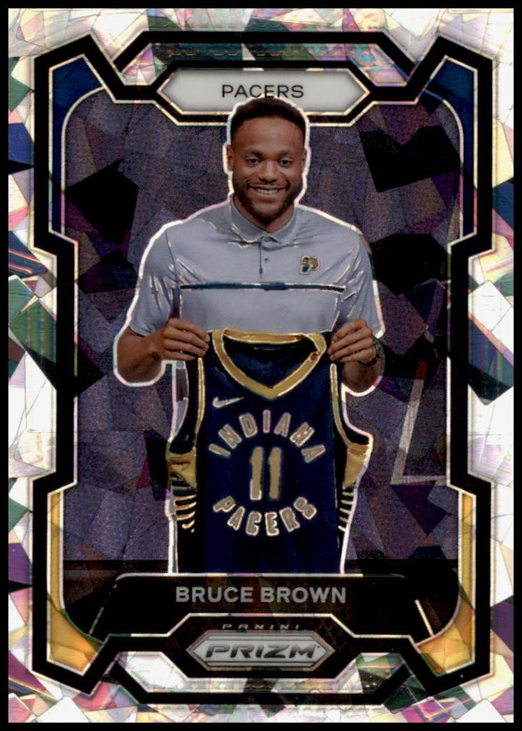 2023-24 Panini Prizm #67 Bruce Brown Prizms Ice