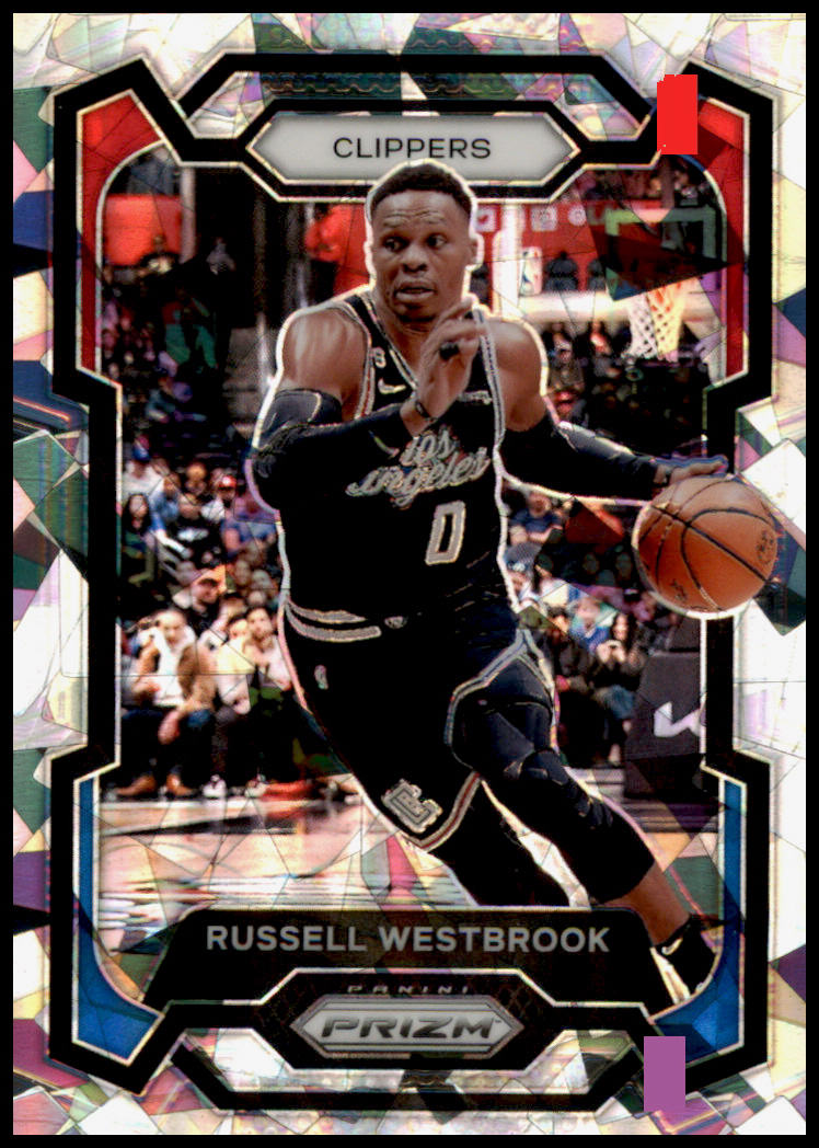 2023-24 Panini Prizm #39 Russell Westbrook Prizms Ice