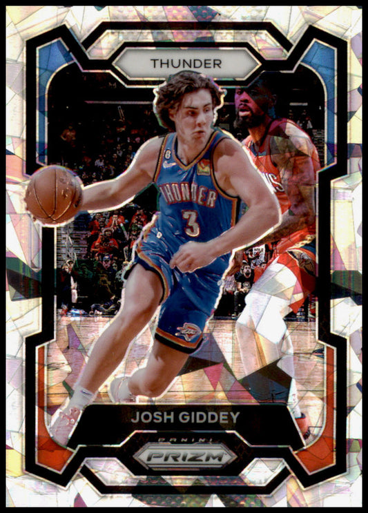 2023-24 Panini Prizm #50 Josh Giddey Prizms Ice