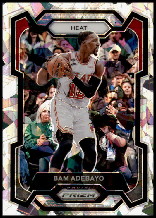 2023-24 Panini Prizm #66 Bam Adebayo Prizms Ice