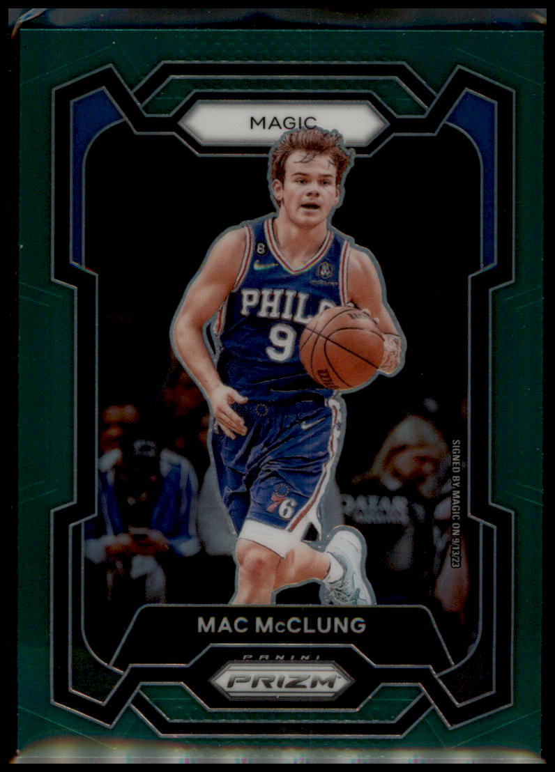 2023-24 Panini Prizm #258 Mac McClung Prizms Green