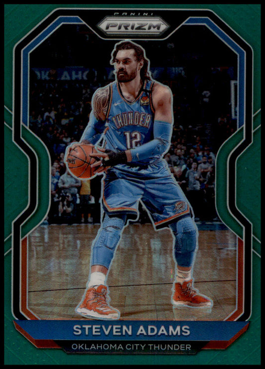 2020-21 Panini Prizm #110 Steven Adams Red, White and Blue Prizms