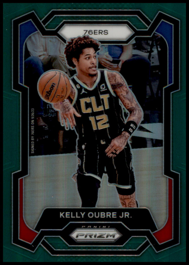 2023-24 Panini Prizm #257 Kelly Oubre Jr. Prizms Green