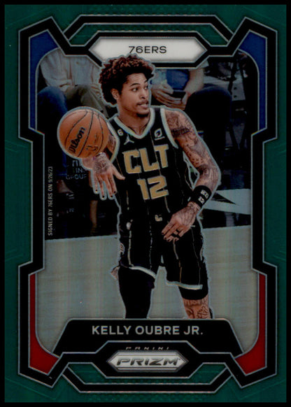 2023-24 Panini Prizm #257 Kelly Oubre Jr. Prizms Green