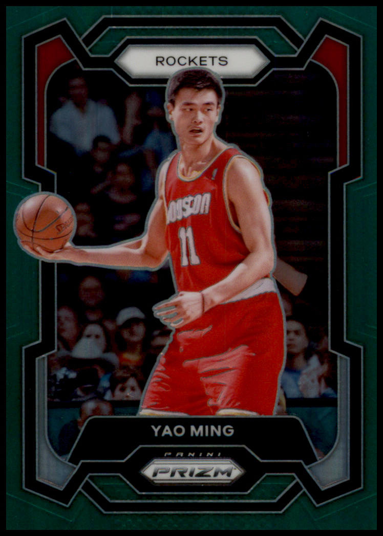 2023-24 Panini Prizm #199 Yao Ming Prizms Green