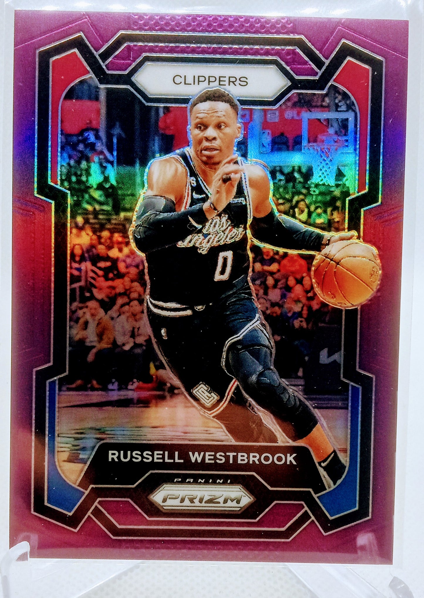 2023-24 Panini Prizm #39 Russell Westbrook Prizms Purple #/99