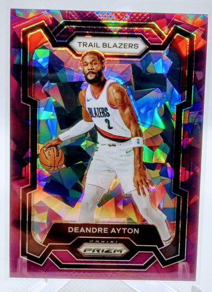 2023-24 Panini Prizm #53 Deandre Ayton Prizms Purple Ice #/149