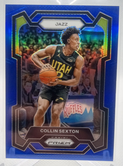 2023-24 Panini Prizm #13 Collin Sexton Prizms Blue #/199