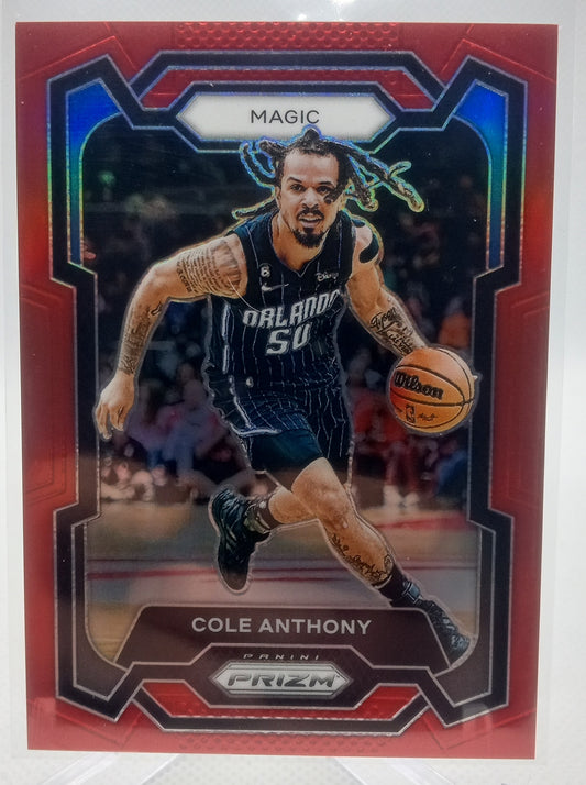 2023-24 Panini Prizm #16 Cole Anthony Prizms Red #/299