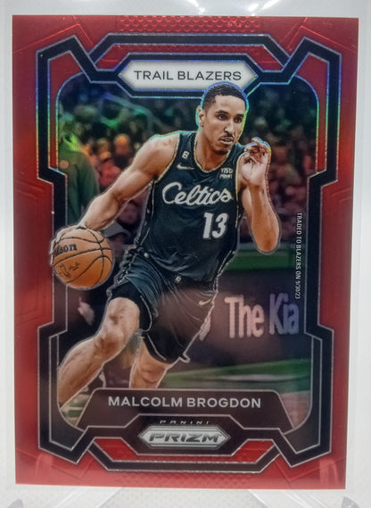 2023-24 Panini Prizm #10 Malcolm Brogdon Prizms Red #/299