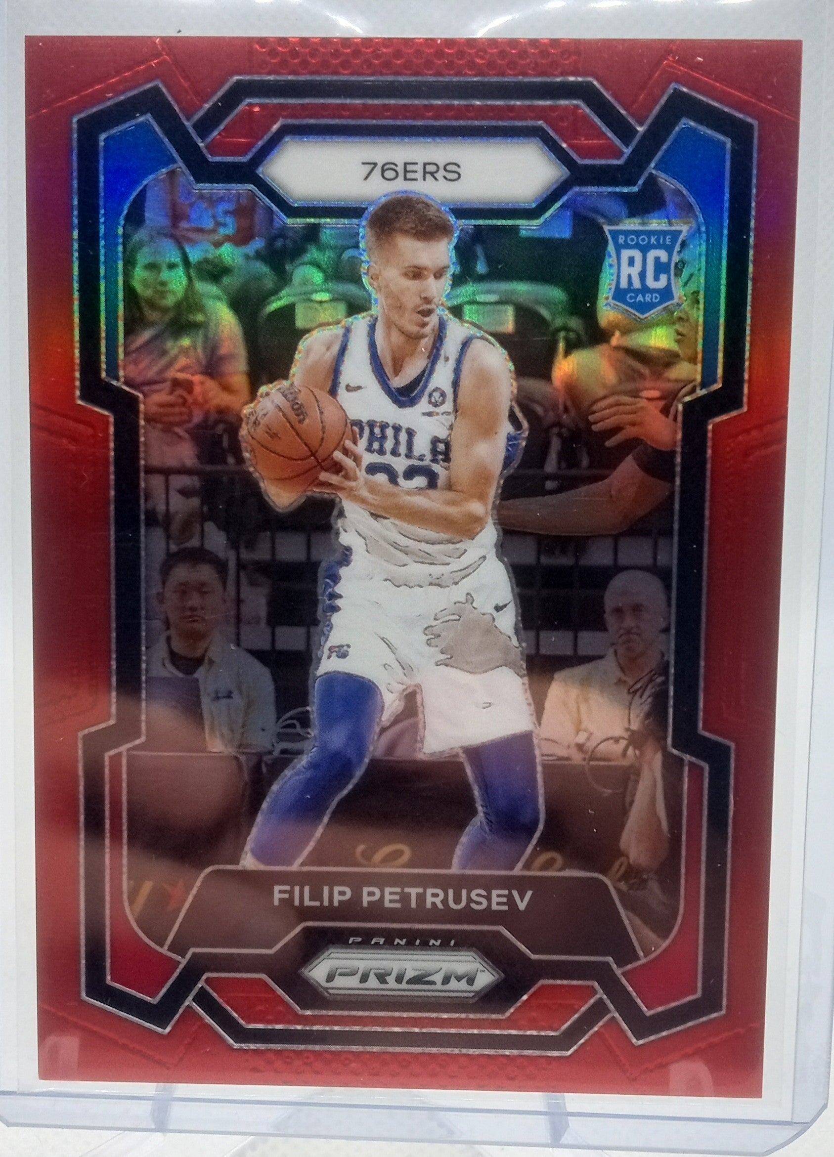 2023-24 Panini Prizm #282 Filip Petrusev Prizms Red #/299