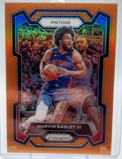 2023-24 Panini Prizm #234 Marvin Bagley III Prizms Orange #/49