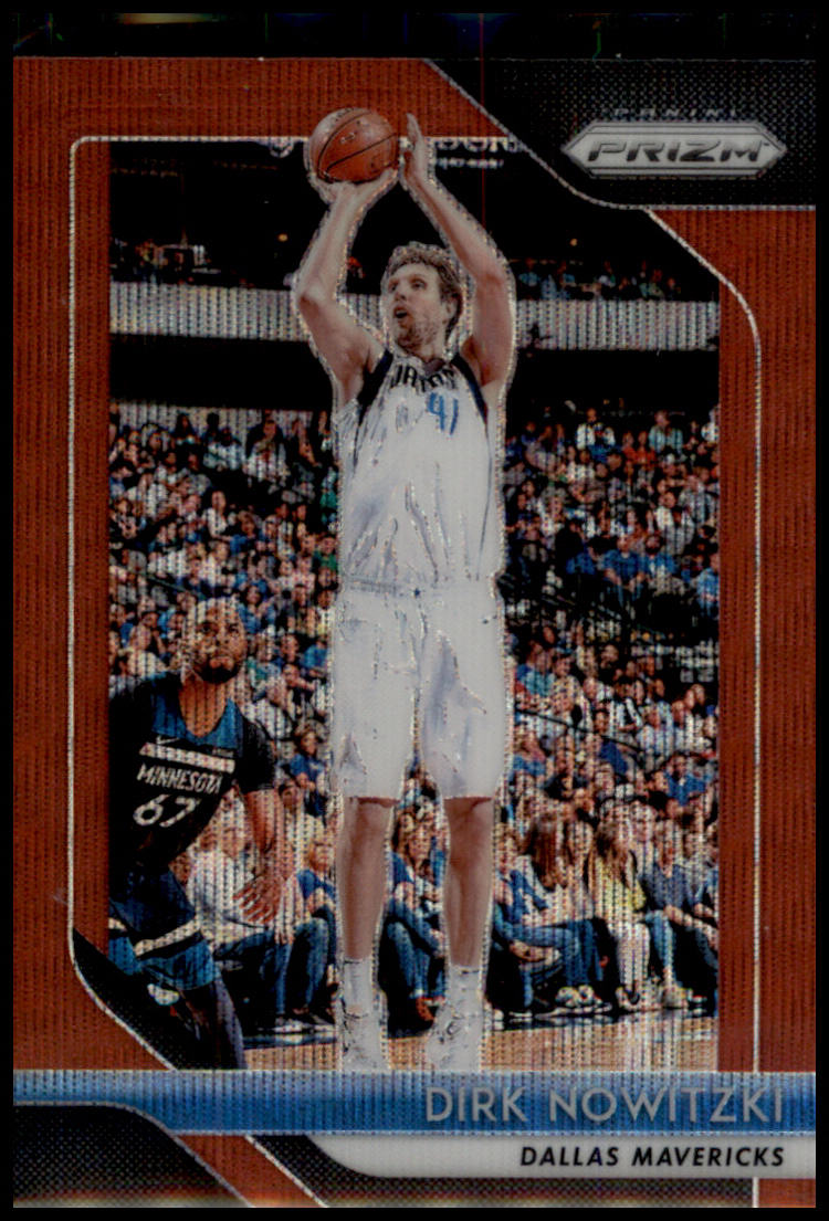 2018-19 Panini Prizm #2 Dirk Nowitzki Prizms Ruby Wave