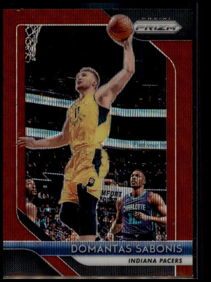 2018-19 Panini Prizm #174 Domantas Sabonis Prizms Ruby Wave