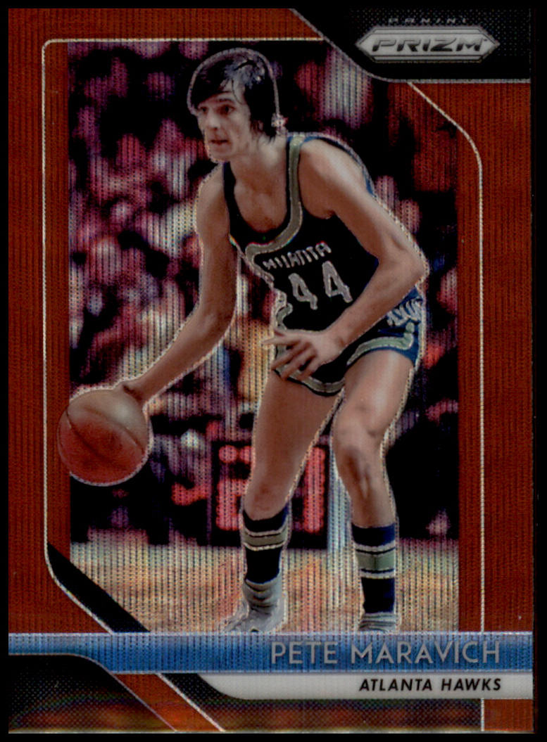 2018-19 Panini Prizm #255 Pete Maravich Prizms Ruby Wave