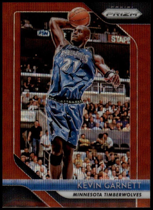 2018-19 Panini Prizm #235 Kevin Garnett Prizms Ruby Wave