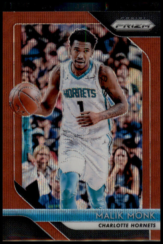 2018-19 Panini Prizm #50 Malik Monk Prizms Ruby Wave