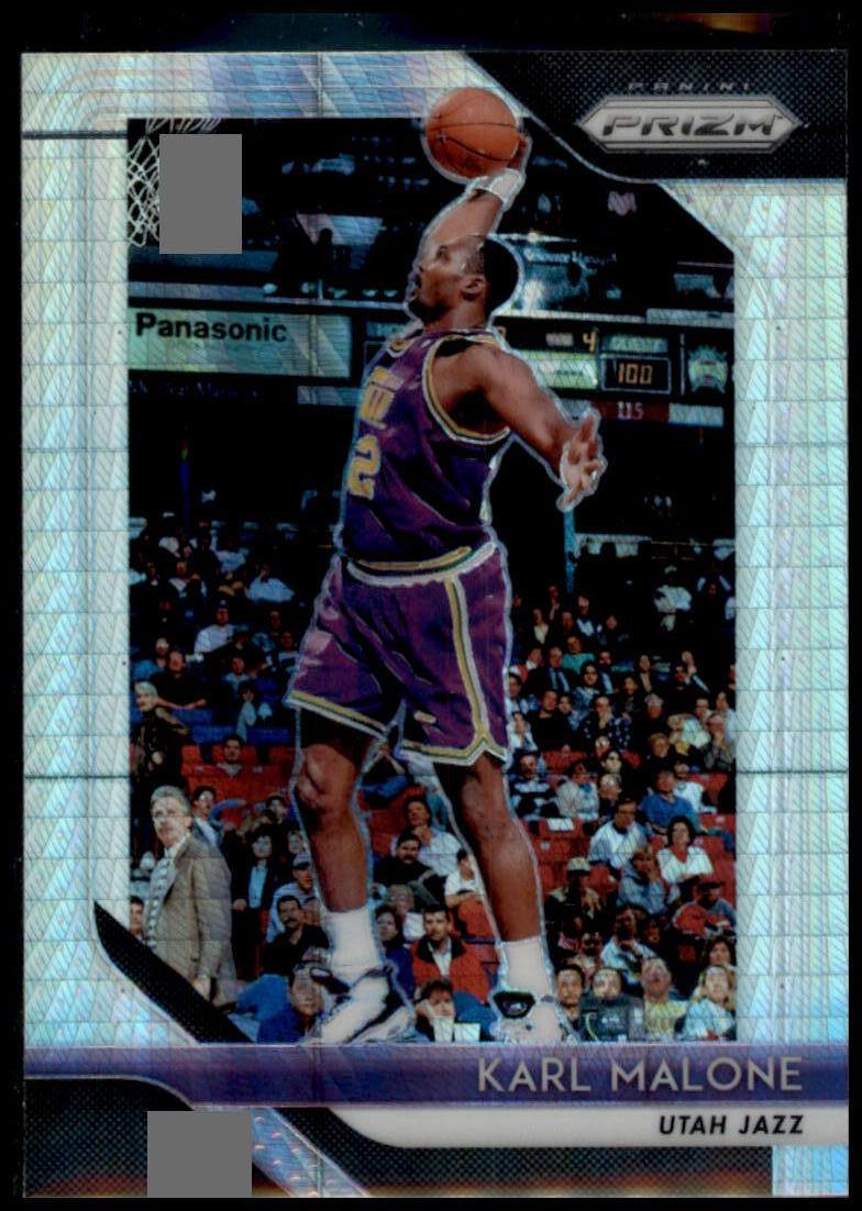 2018-19 Panini Prizm #75 Karl Malone Prizms Hyper