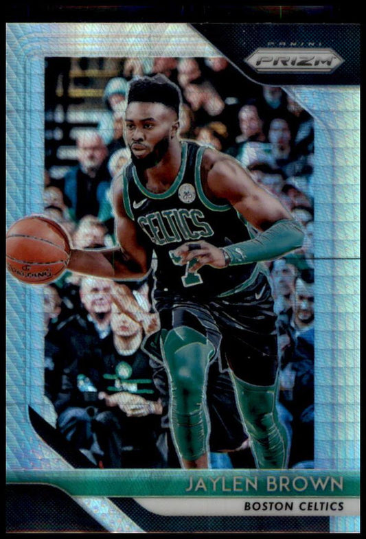 2018-19 Panini Prizm #108 Jaylen Brown Prizms Hyper