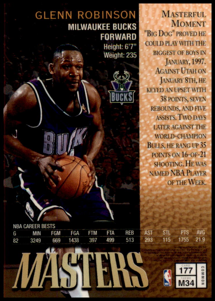 1997-98 Finest #177 Glenn Robinson