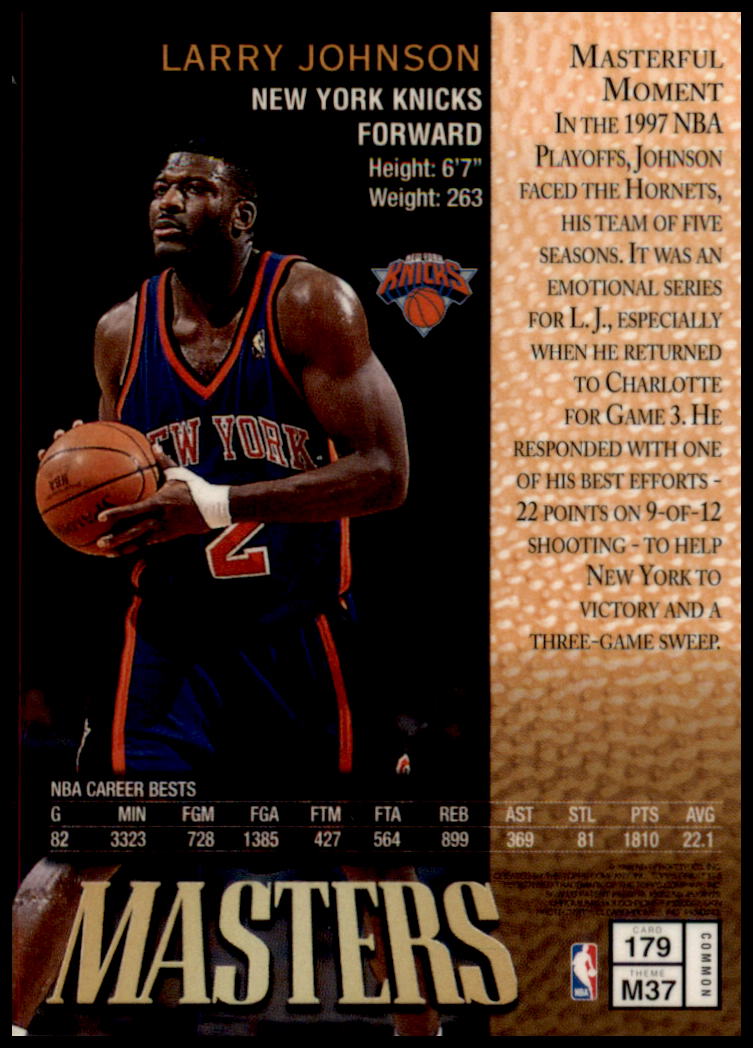 1997-98 Finest #179 Larry Johnson