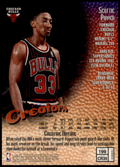 1997-98 Finest #199 Scottie Pippen