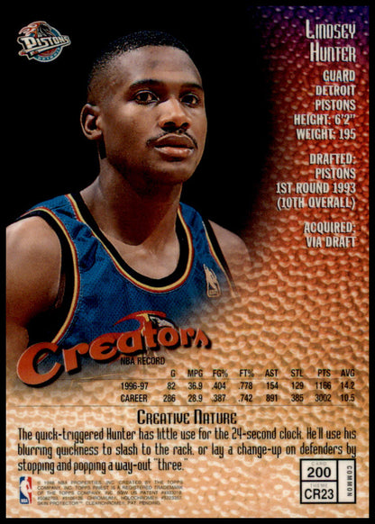 1997-98 Finest #200 Lindsey Hunter