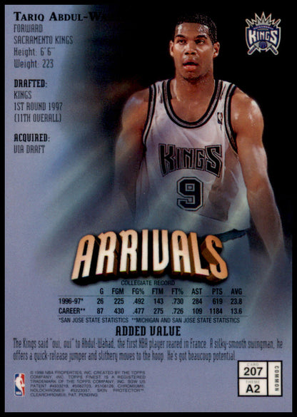 1997-98 Finest #207 Tariq Abdul-Wahad