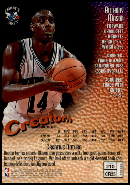 1997-98 Finest #210 Anthony Mason