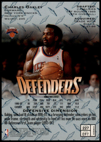 1997-98 Finest #227 Charles Oakley