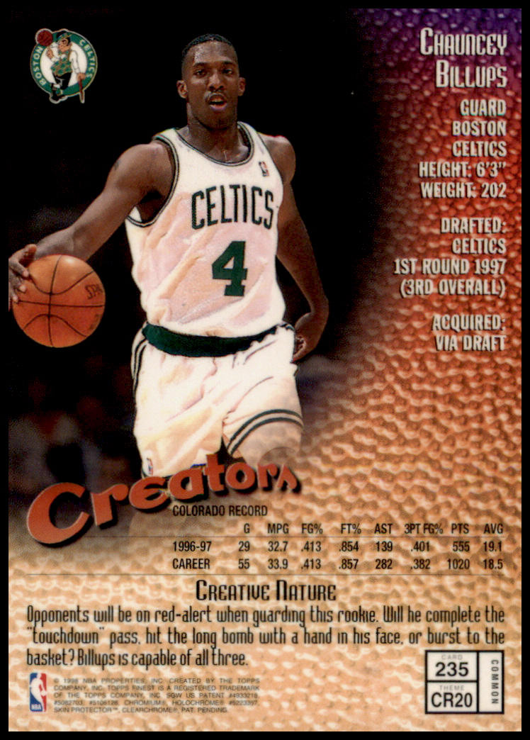 1997-98 Finest #235 Chauncey Billups