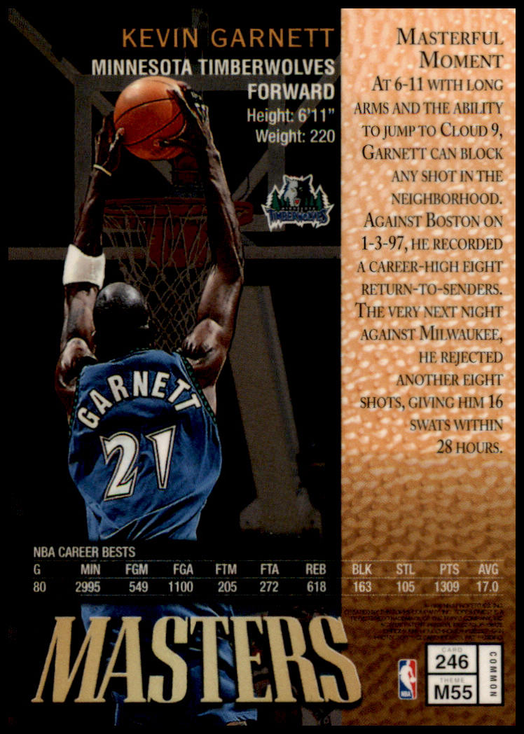 1997-98 Finest #246 Kevin Garnett