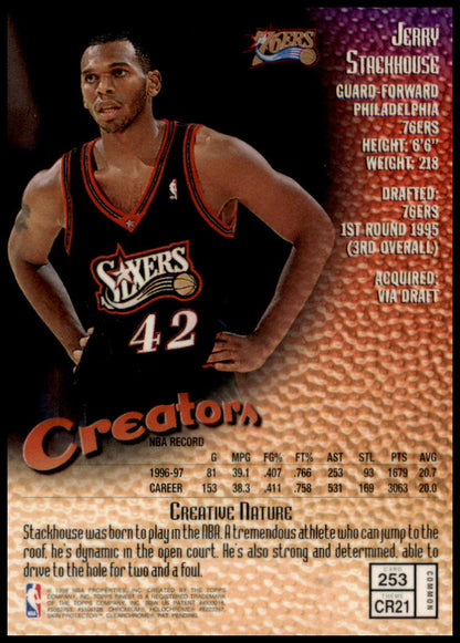 1997-98 Finest #253 Jerry Stackhouse