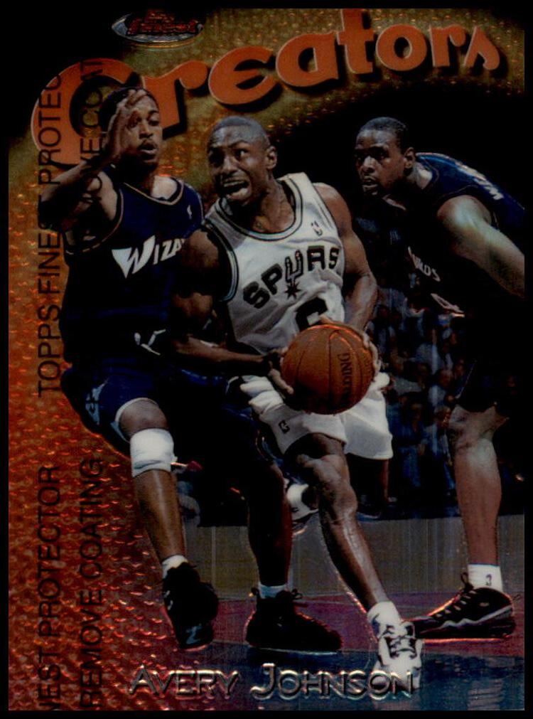 1997-98 Finest #258 Avery Johnson