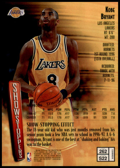 1997-98 Finest #262 Kobe Bryant