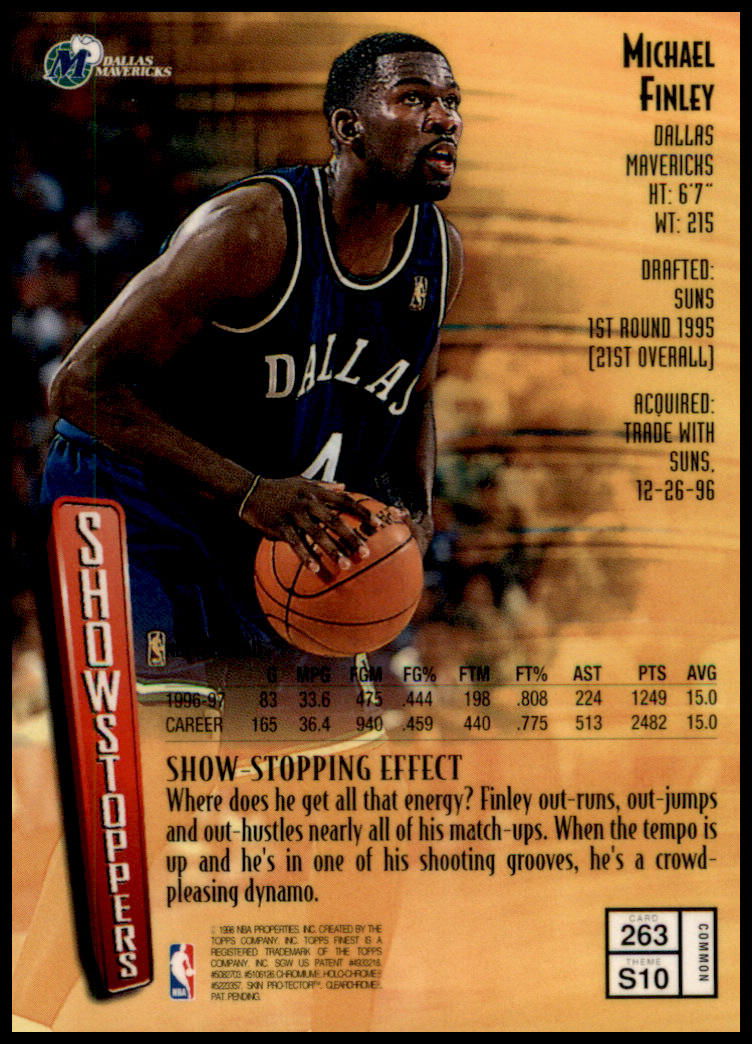 1997-98 Finest #263 Michael Finley