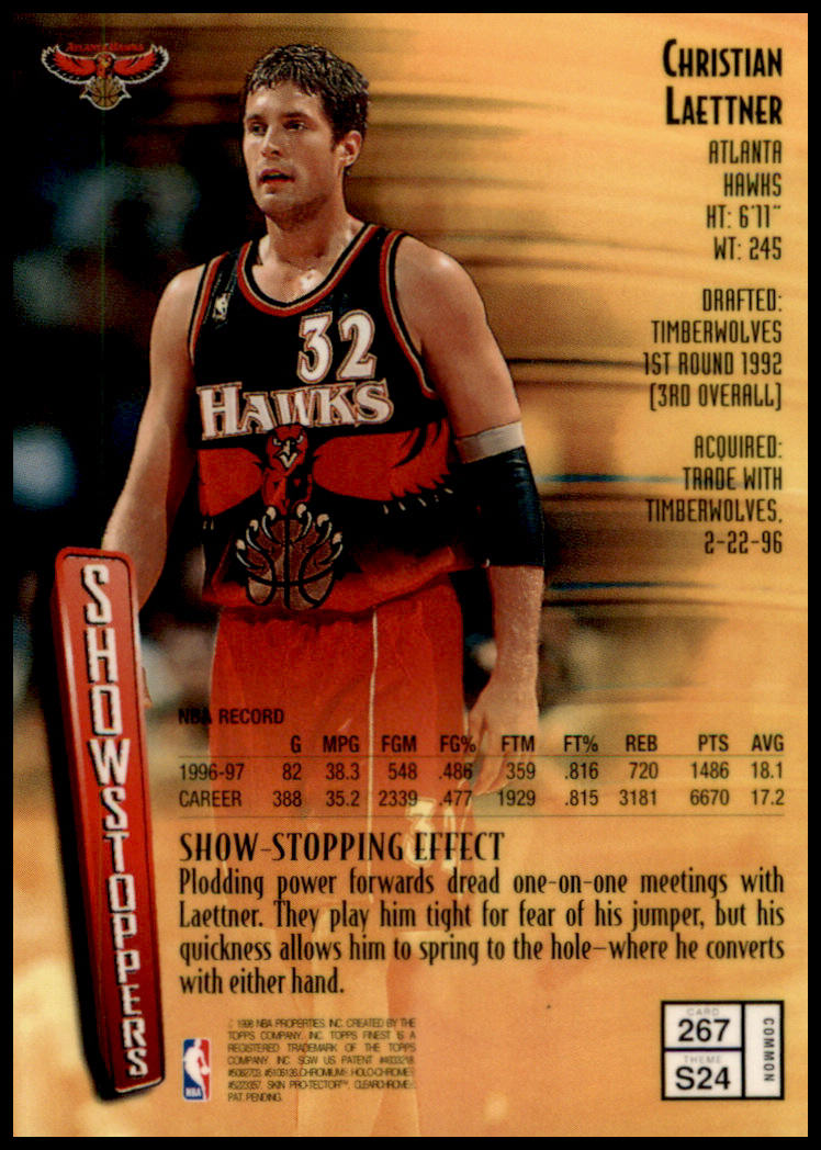 1997-98 Finest #267 Christian Laettner