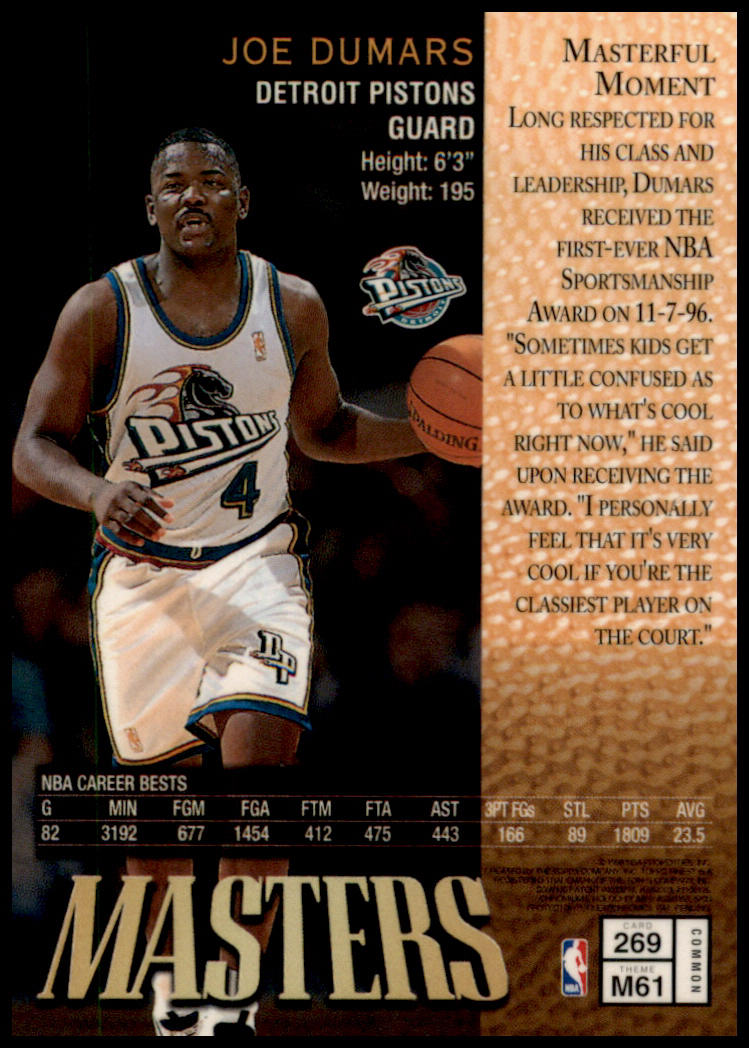 1997-98 Finest #269 Joe Dumars