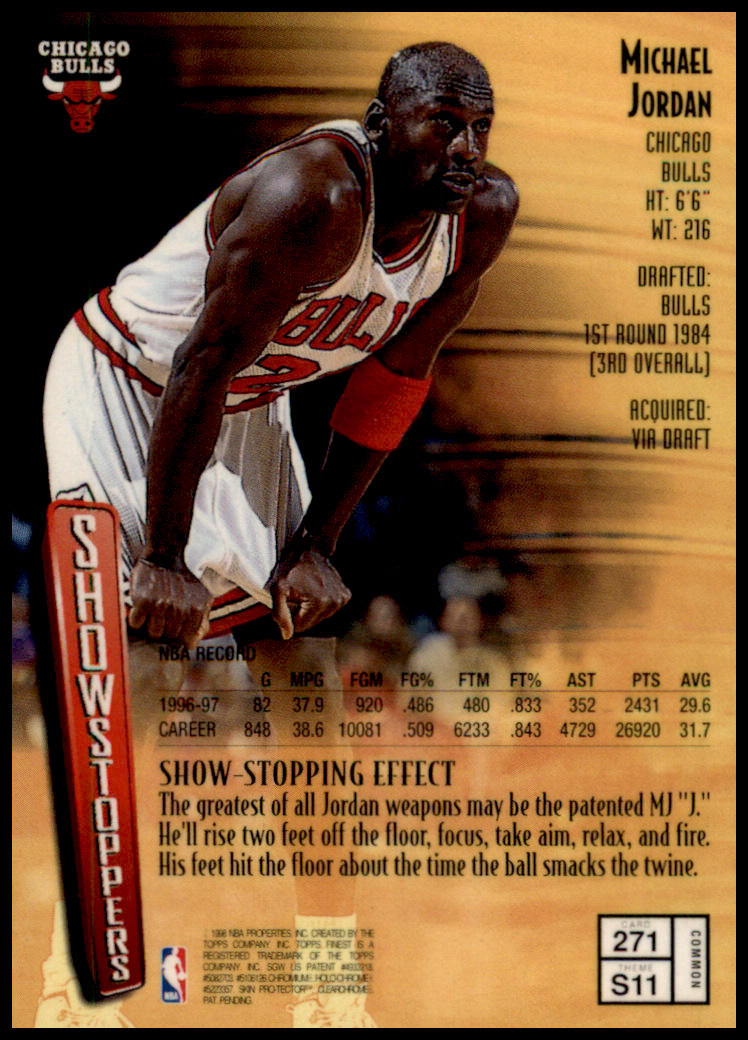 1997-98 Finest #271 Michael Jordan