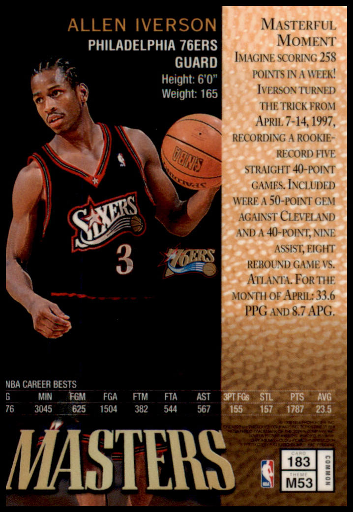 1997-98 Finest #183 Allen Iverson