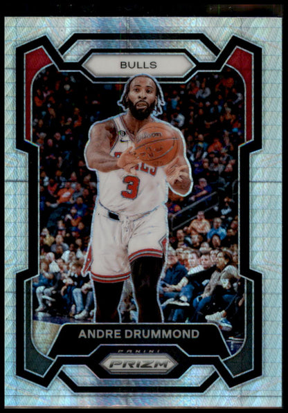 2023-24 Panini Prizm #256 Andre Drummond Prizms Hyper