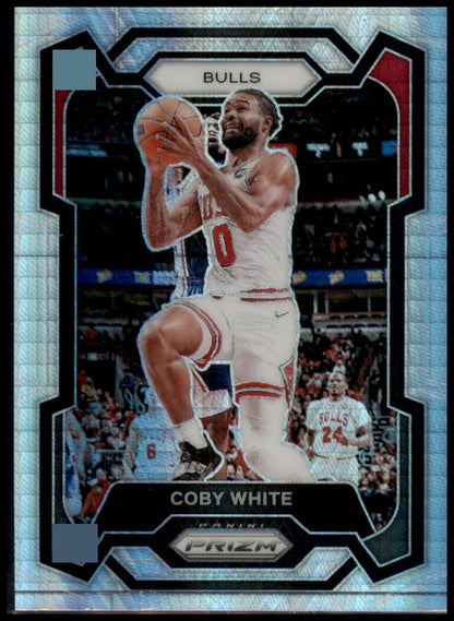 2023-24 Panini Prizm #239 Coby White Prizms Hyper