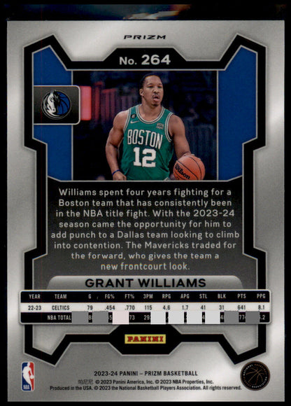 2023-24 Panini Prizm #264 Grant Williams Prizms Hyper